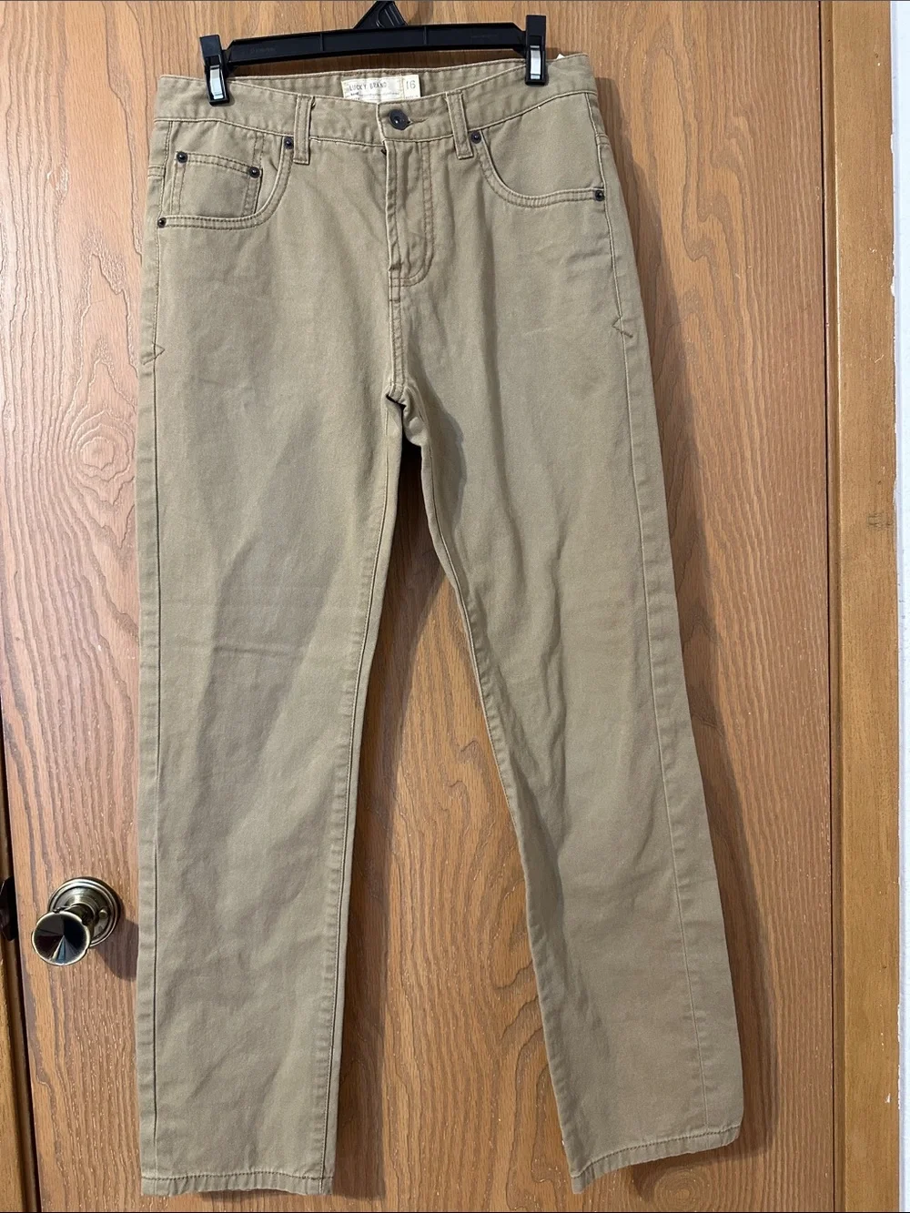 Lucky Brand Men's Straight Jeans in Khaki